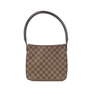 LOUIS VUITTON Authentic Brown Damier Looping MM Shoulder Bag